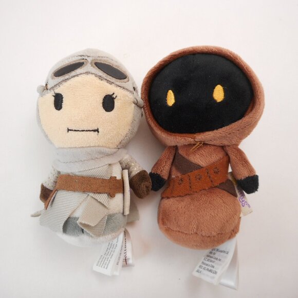 Star Wars Hallmark Itty Bittys Lot of 7 Luke C3P0 Yoda Obi Wan Chewbacca Toys - Picture 5 of 10